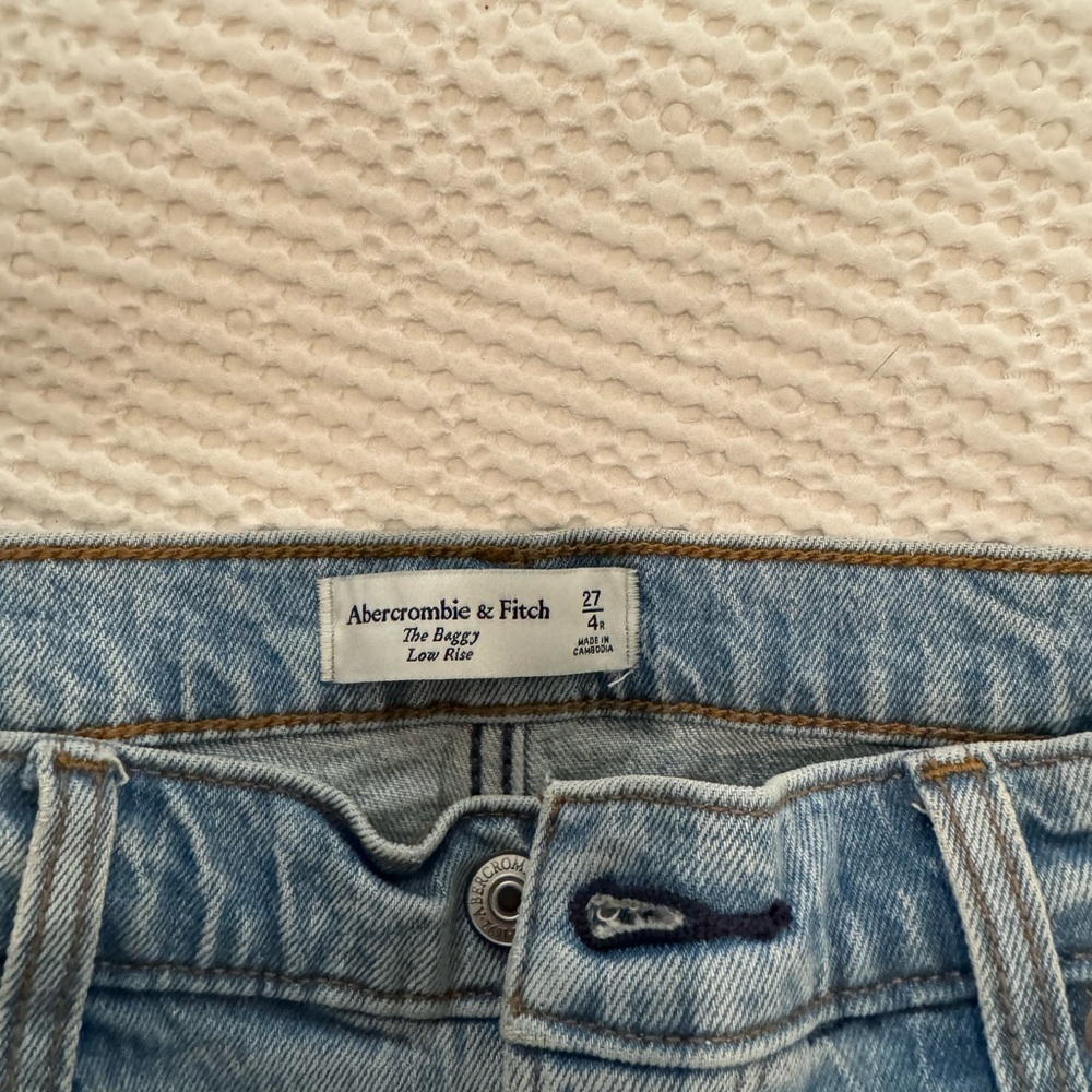 Abercrombie & Fitch Blue Boyfriend Jeans Classic Denim